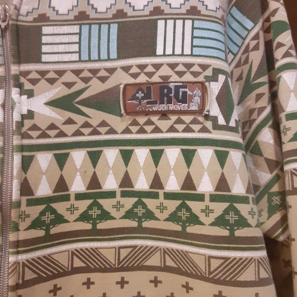 Powder moves Lrg ziphoodie - Picture 3 of 5